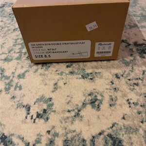 Madewell Mahogany Double-Strap Ballet Flats